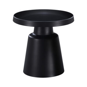 278 000029 1 Side table Ginoze Argos The Classic metal in black color D50x50.5cm