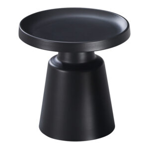 278 000029 2 Side table Ginoze Argos The Classic metal in black color D50x50.5cm