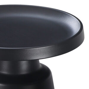 278 000029 3 Side table Ginoze Argos The Classic metal in black color D50x50.5cm