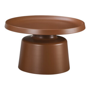 278 000035 1 Coffee table Ginoze Argos The Classic metal in brown color D70x42,5cm