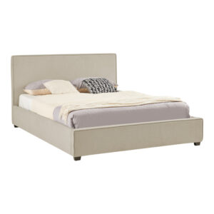 279 000012 Double bed BedkaArgos The Classic grey fabric with storage space 160x200cm