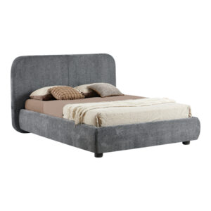 279 000016 Bed Salena Argos The Classic dark grey fabric 160x200cm