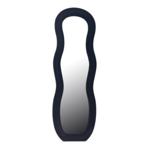Mirror Glinde Argos The Classic velvet in black color 90x3.5x150cm