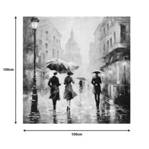 296 000045 1 Canvas painting Nightdream I Argos The Classic 100x3x100cm