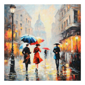 296 000045 Canvas painting Nightdream I Argos The Classic 100x3x100cm