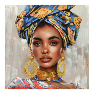 Turban 3D Argos The Classic canvas painting 80x3x80cm