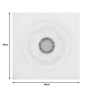 296 000087 1 Canvas painting Circled 3D Argos The Classic 80x3x80cm