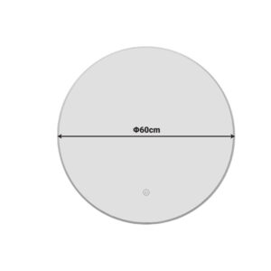 298 000051 2 Lucox Argos The Classic Led Mirror pp-aluminum D60x3cm