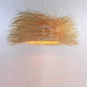 299 000016 1 Ceiling light Tradel Argos The Classic E27 rattan in natural color D53χ19cm