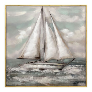 Painting on canvas Siedo I Argos The Classic with frame 70x3.5x70cm