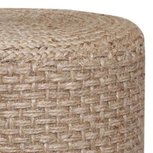 302 000034 1 Axar Argos The Classic jute stool in natural shade D40x40cm