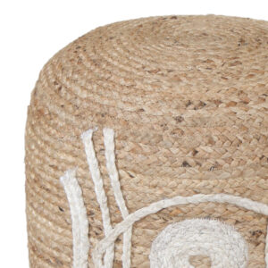 302 000047 1 Bono Argos The Classic jute pouf stool in natural shade F40x45cm