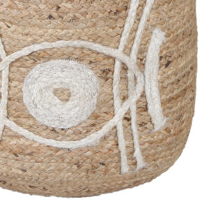 302 000047 2 Bono Argos The Classic jute pouf stool in natural shade F40x45cm