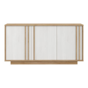 318 000038 2 Chesto Argos The Classic melamine buffet in white and oak color 169.2x42x87cm