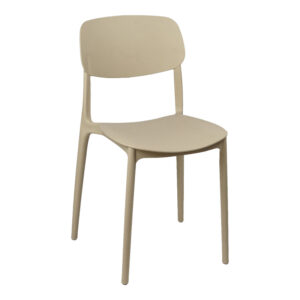 Stackable Berdian Argos The Classic pp chair in cappuccino color 38x49x79cm