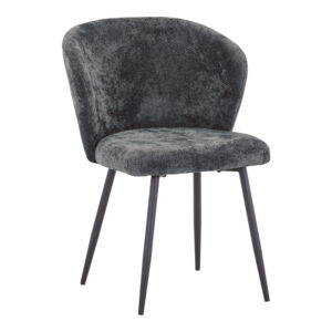 Karg Argos The Classic chair grey fabric-leg black metal 57x62x80cm