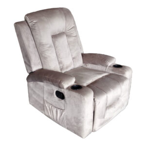 Relax armchair Gessel Argos The Classic velvet in grey shade 80x90x98cm
