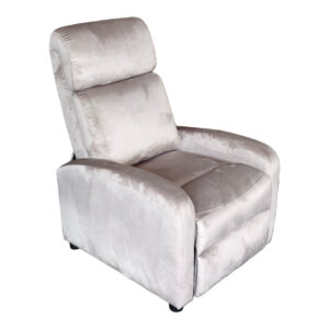Relax armchair Norva Argos The Classic velvet in grey shade 68.5x86x100cm