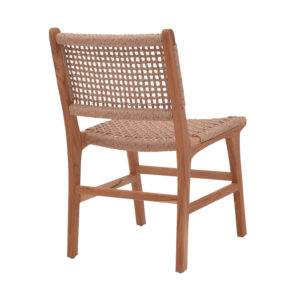 336 000003 1 Sponze chair Argos The Classic teak wood skeleton and pe rope in natural color 50x58.5x85cm
