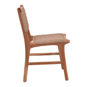 336 000003 2 Sponze chair Argos The Classic teak wood skeleton and pe rope in natural color 50x58.5x85cm