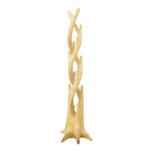336 000032 1 Floor-standing coat rack Gantou Argos The Classic suar wood in natural shade 40x40x200cm
