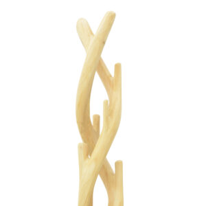 336 000032 2 Floor-standing coat rack Gantou Argos The Classic suar wood in natural shade 40x40x200cm