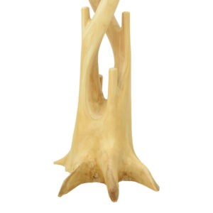 336 000032 3 Floor-standing coat rack Gantou Argos The Classic suar wood in natural shade 40x40x200cm