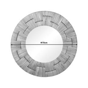 337 000026 1 Adloms Argos The Classic mirror wood in natural shade D70x6cm