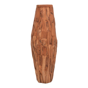 338 000010 Decorative vase Erosian Argos The Classic teak wood in natural shade D45x120cm