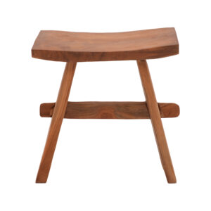 338 000017 1 Shogun stool Argos The Classic teak wood in natural shade 46x28x46cm