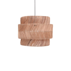 Zeniole Argos The Classic abaca ceiling lamp in natural color D60x50cm
