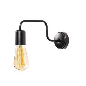Wall light Kerquin Argos The Classic led metal in black color 28x10x11cm