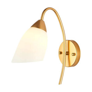 Wall light Berak Argos The Classic led metal in gold-white color 10x10x17cm