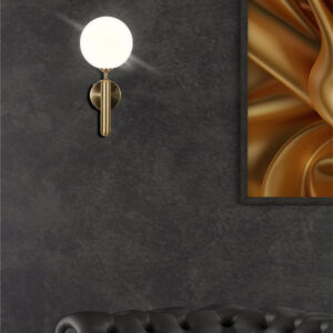 342 000116 1 Wall light Genka Argos The Classic G9 metal in gold-white color 15x23x34cm