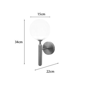 342 000116 2 Wall light Genka Argos The Classic G9 metal in gold-white color 15x23x34cm