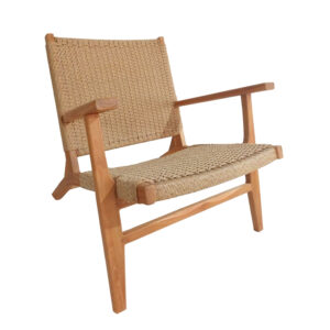 Armchair Crosy Argos The Classic teak wood in natural shade 71x81x75cm