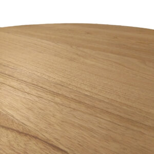 343 000020 2 Kenda Argos The Classic mindi wood table in natural shade D80x75cm