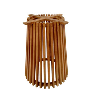 Indoor use table base Galy Argos The Classic mindi wood in natural shade D60x75cm