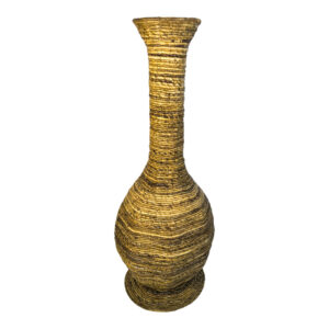 Decorative vase Strail Argos The Classic banana rope in natural color D40x100cm