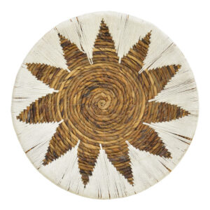343 000101 1 Wall decorative Circy Argos The Classic wicker set of 3 pieces in white-beige color