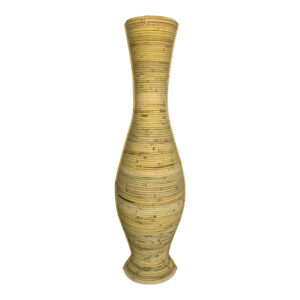Vase Virnia Argos The Classic pe rattan in natural color D40x100cm