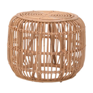 Rajesty Argos The Classic stool rattan in natural color D60x46cm