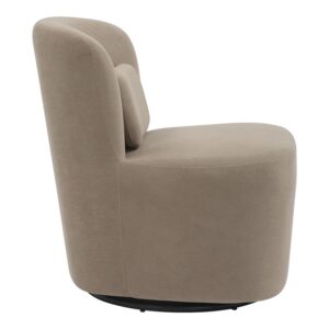 350 000021 3 Swish rotating armchair Argos The Classic bouclé fabric in gray-beige shade 63x76x76.5cm