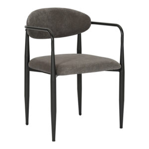 Armchair Kalone Argos The Classic fabric in antracite color 56x55x78cm