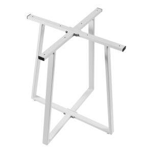 Mulbe Argos The Classic metal table base in white shade 70x70x73cm