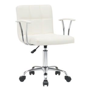 Office chair Buleco Argos The Classic pu white 56x46x74-86cm