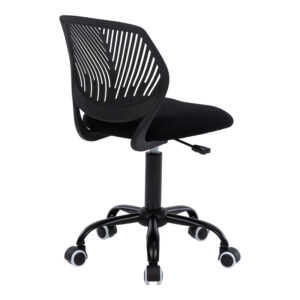 360 000013 1 Kid's office chair Kador Argos The Classic fabric mesh in black color 52x52x72-84cm