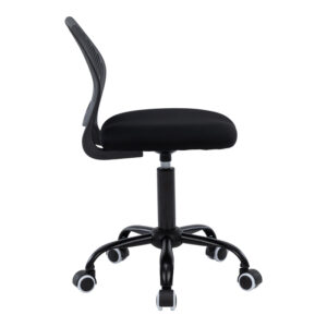 360 000013 2 Kid's office chair Kador Argos The Classic fabric mesh in black color 52x52x72-84cm