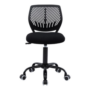 360 000013 3 Kid's office chair Kador Argos The Classic fabric mesh in black color 52x52x72-84cm