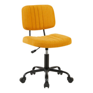Office chair Warra Argos The Classic fabric in yellow shade 50x52x76-86cm
